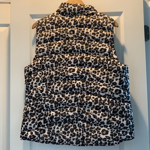 Loft Animal Print Vest size Large - Picture 4 of 6